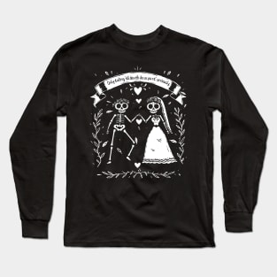 Skull love, Skull wedding, Skull Lover T-shirt 14 Long Sleeve T-Shirt